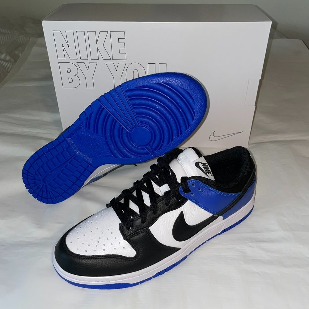 Nike Dunk Low By You Retro Basketball Sneakers Men's US 11.5  Fragment Panda